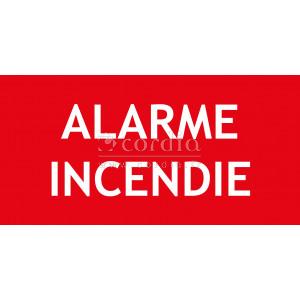 Panneau alarme incendie – 150x50 mm