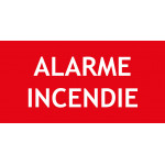 Panneau alarme incendie – 150x50 mm