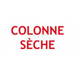 Panneau blanc colonne sèche – 150x50 mm