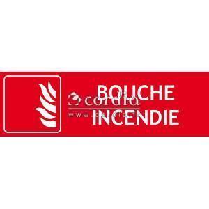 Panneau bouche incendie – 300 x 100 mm