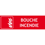 Panneau bouche incendie – 300 x 100 mm