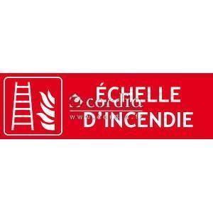 Panneau échelle incendie – 300 x 100 mm