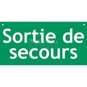 Panneau sortie de secours – L.600 x H.300 mm