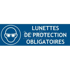 Panneau lunettes obligatoires – L.300 x H.100 mm