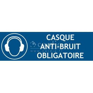 Panneau casque anti–bruit obligatoire – L.300 x H.100 mm