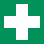 Panneau premiers secours – PVC – L.200 x H.200 mm