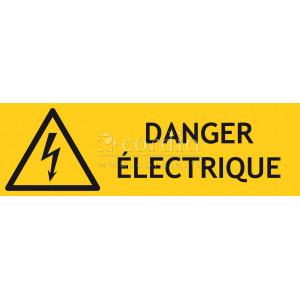 Panneau danger électrique – L.300 x H.100 mm