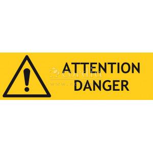 Panneau attention danger – L.300 x H.100 mm