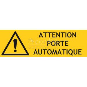 Panneau portes automatiques – L.300 x H.100 mm