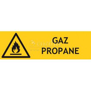 Panneau gaz propane – L.300 x H.100 mm