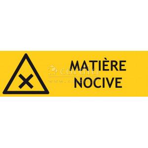 Panneau matières nocives – L.300 x H.100 mm