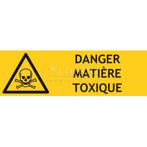 Panneau matières toxiques – L.300 x H.100 mm