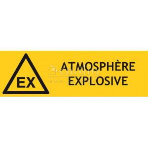 Panneau atmosphère explosive – L.300 x H.100 mm