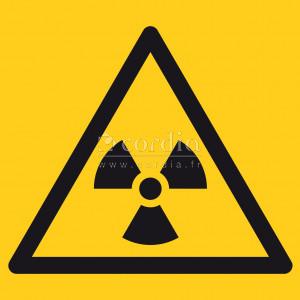 Panneau matières radioactives – L.200 x H.200 mm