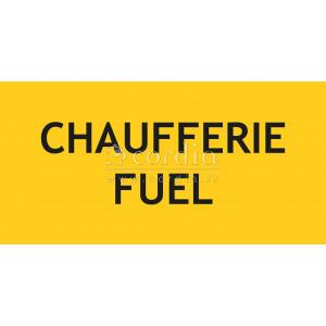 Panneau chaufferie fuel – L.200 x H.100 mm