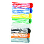 Plomb plastique noir – lot de 300