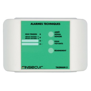 Tableau d'alarmes techniques Tasman 2 lignes