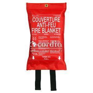 Couverture anti-feu 1,2m x 1,2m - Sachet souple