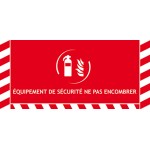 Signalisation au sol pour extincteur