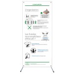 X-banner - L'évacuation : l'organisation & les fumées