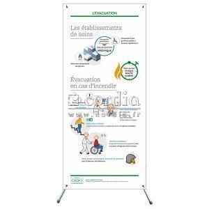 X-banner - L'évacuation : établissements de soins