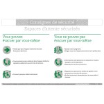 Consignes de sécurité espaces d'attente sécurisés