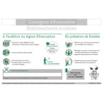 Consignes d'évacuation établissements scolaires