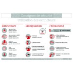 Consignes de sécurité utilisation des extincteurs
