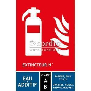 Panneau extincteur AB - L.125 x H.190 mm - lot de 250