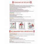 Permis de feu ( 50 formulaires en 3 exemplaires) – lot de 10