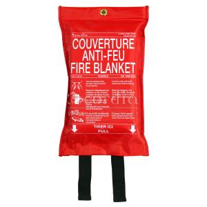 Couverture anti–feu 1,2m x 1,2m – Sachet souple – lot de 20