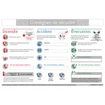 Consignes de sécurité format compact - lot de 50