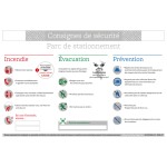 Consignes de sécurité parc de stationnement - lot de 50