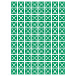 Planche de sticks de 18 mm – lot de 88 sticks