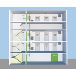 Tableau de désenfumage habitation Égée LCD