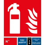 Panneau extincteur AB - L.200 x H.240 mm - lot de 10