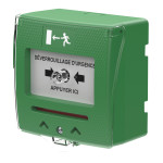 DM vert - 2 contacts NO / NF avec capot de protection