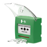 DM vert - 2 contacts NO / NF avec capot de protection