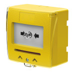 DM jaune - NO / NF avec capot de protection