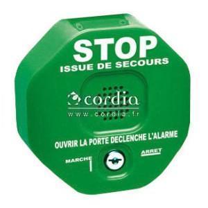 Alarme autonome pour sortie de secours