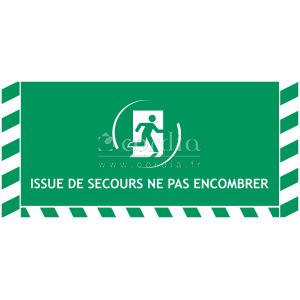 Signalisation au sol pour issues de secours