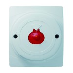 Diffuseur sonore et visuel rouge étanche Exidus