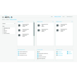 Tableau de bord des alarmes techniques