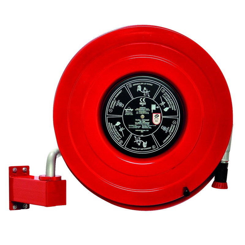 RIA EUROFEU DN25 tournant, pivotant, 30 m, vanne 1/4 de tour