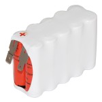 Batterie NiCd 12 V / 700 mAh – côte / côte sous gaine