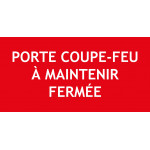 Panneau porte coupe feu – 150x50 mm