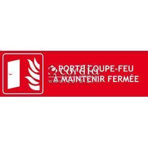 Panneau porte coupe feu – 300 x 100 mm