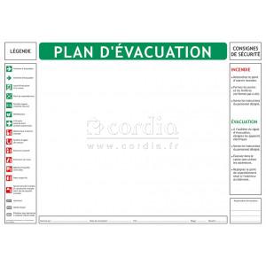 Fonds de plan d'évacuation