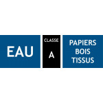 Etiquettes classe de feu A – lot de 10