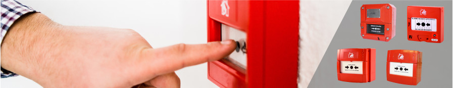 Déclencheur manuel pour alarme incendie